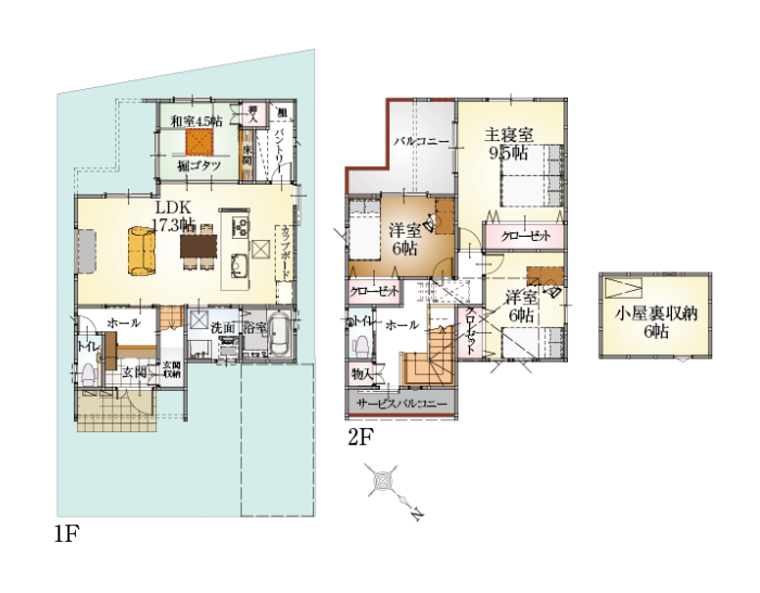 同志社南９号地間取