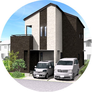 三山木10号地外観パース