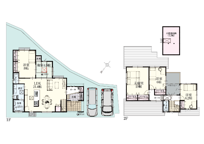 同志社南12号地間取り